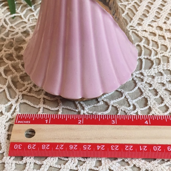 Vintage Savoy Weeping Gold Vase MCM Pink - Picture 13 of 13